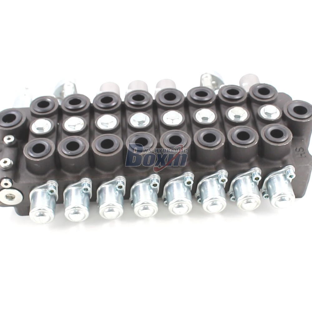 HSW50 Manual and Joystick 8 Spool Monoblock Directional Valve cover photo